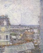 Vincent Van Gogh View of Paris from Vincent's Room in the Rue Lepic (nn04) USA oil painting reproduction